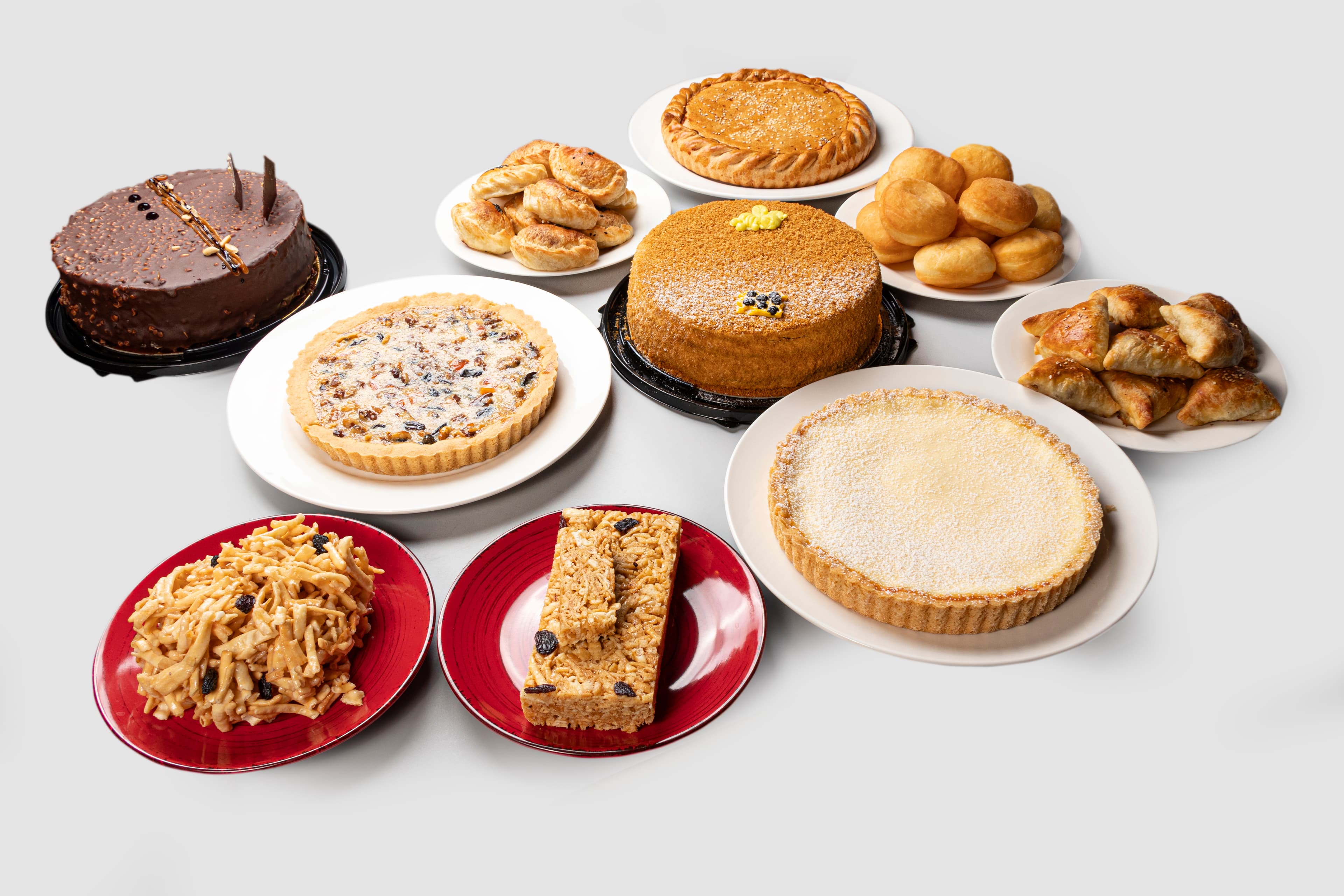 counter with pastry